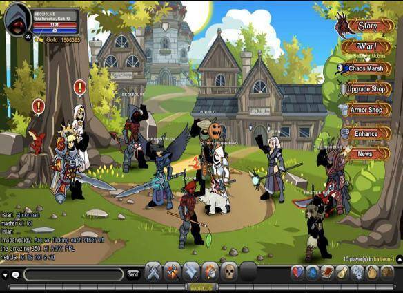 Adventure Quest Worlds mmorpg game