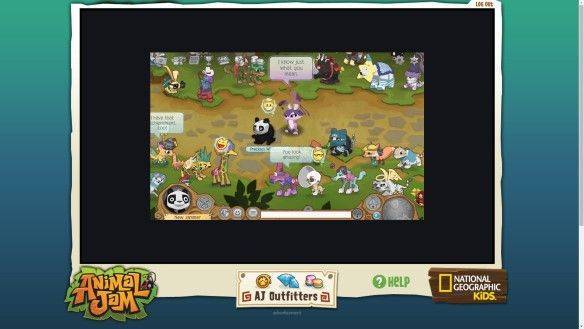 Animal Jam mmorpg game