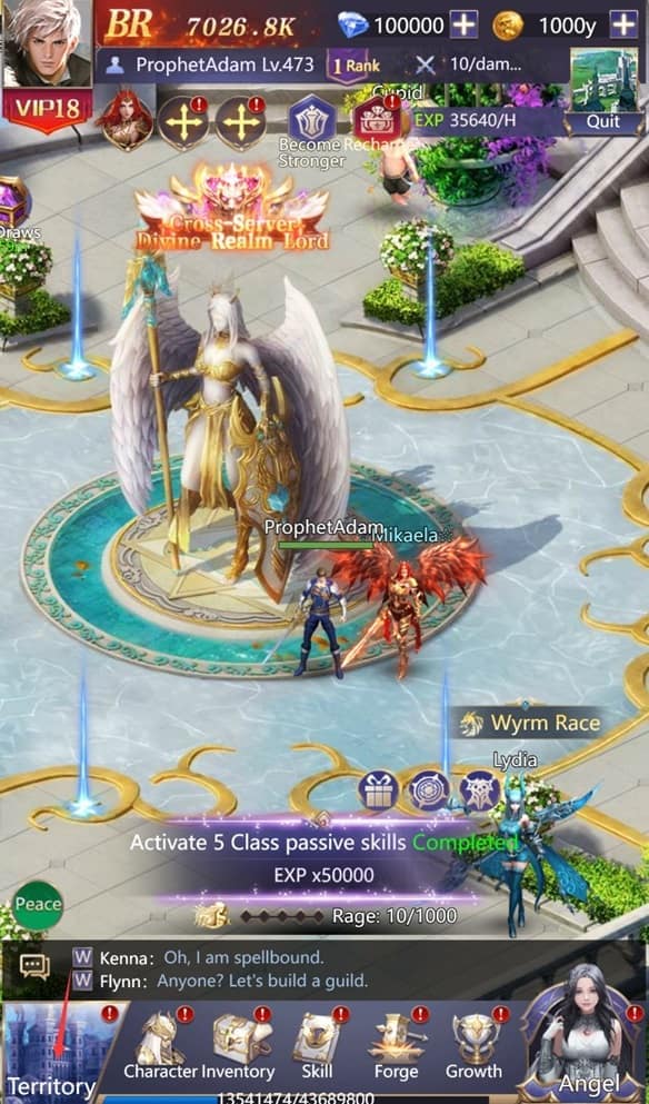 League of Angels Pact mmorpg game